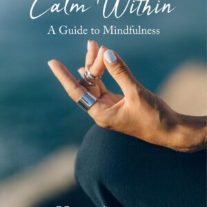 Hand holding a meditation ring, promoting mindfulness and calm.